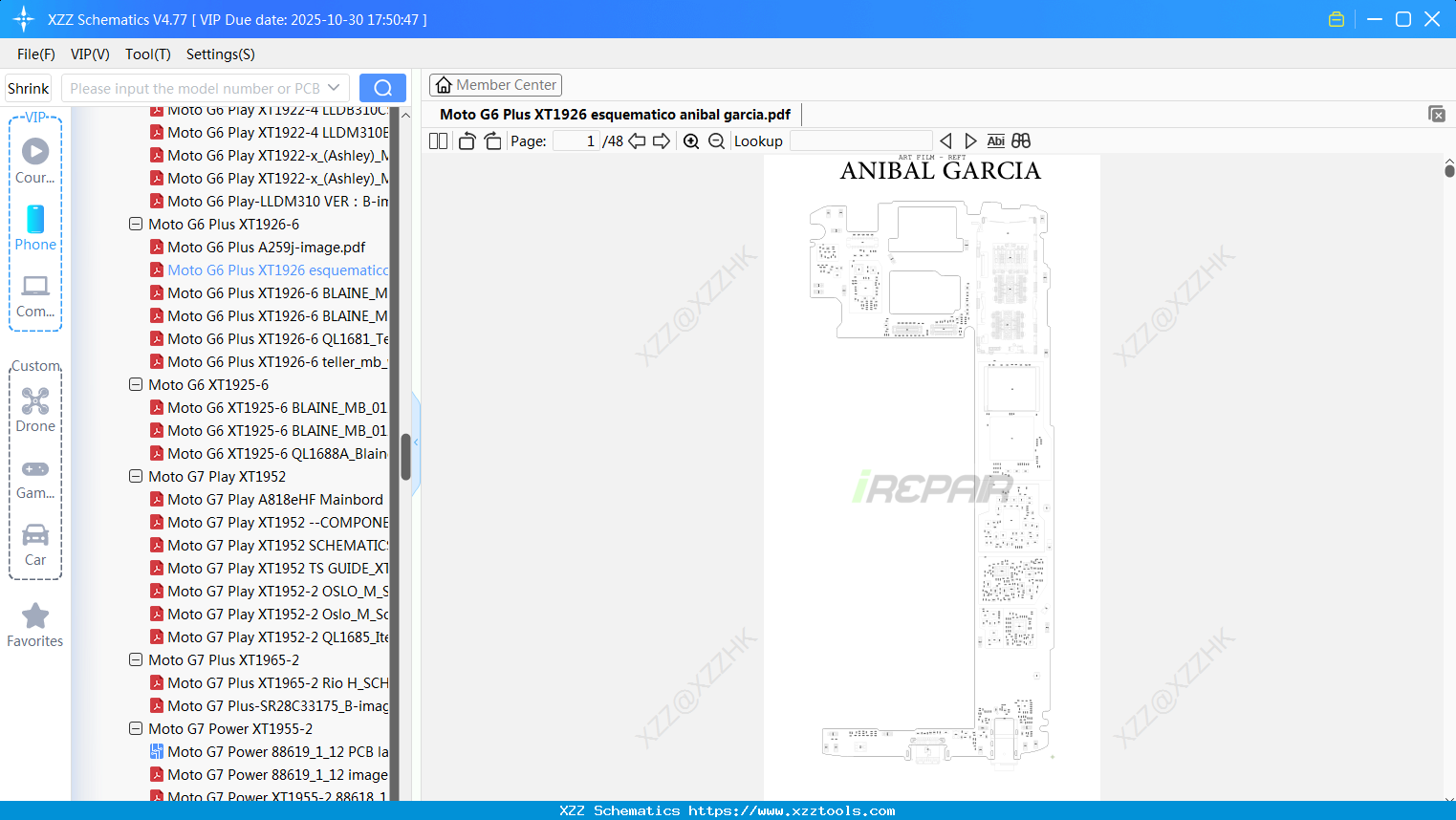 Motorola Moto G6 Plus XT1926 Esquematico Anibal Garcia